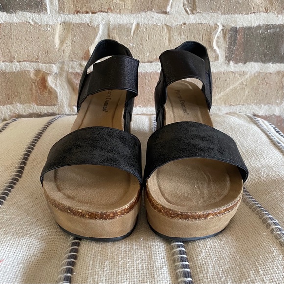 Brand New Pierre Dumas Hester Wedges Size 10! - Picture 3 of 5